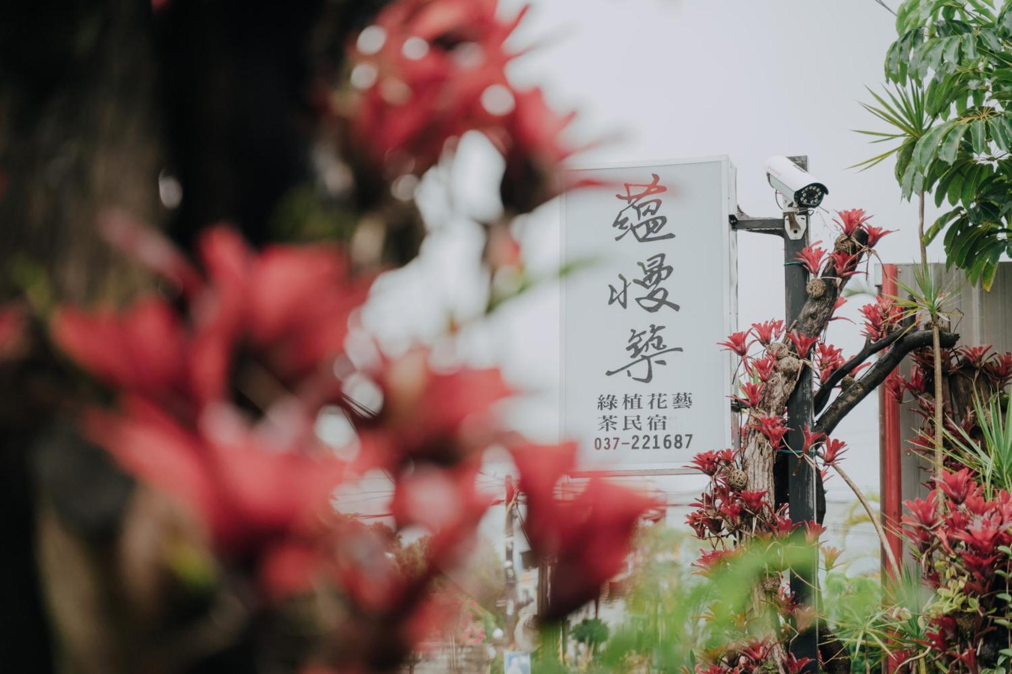藴慢築 茶花藝主題民宿 Yun Man Zhu Homestay Gongguan Bagian luar foto