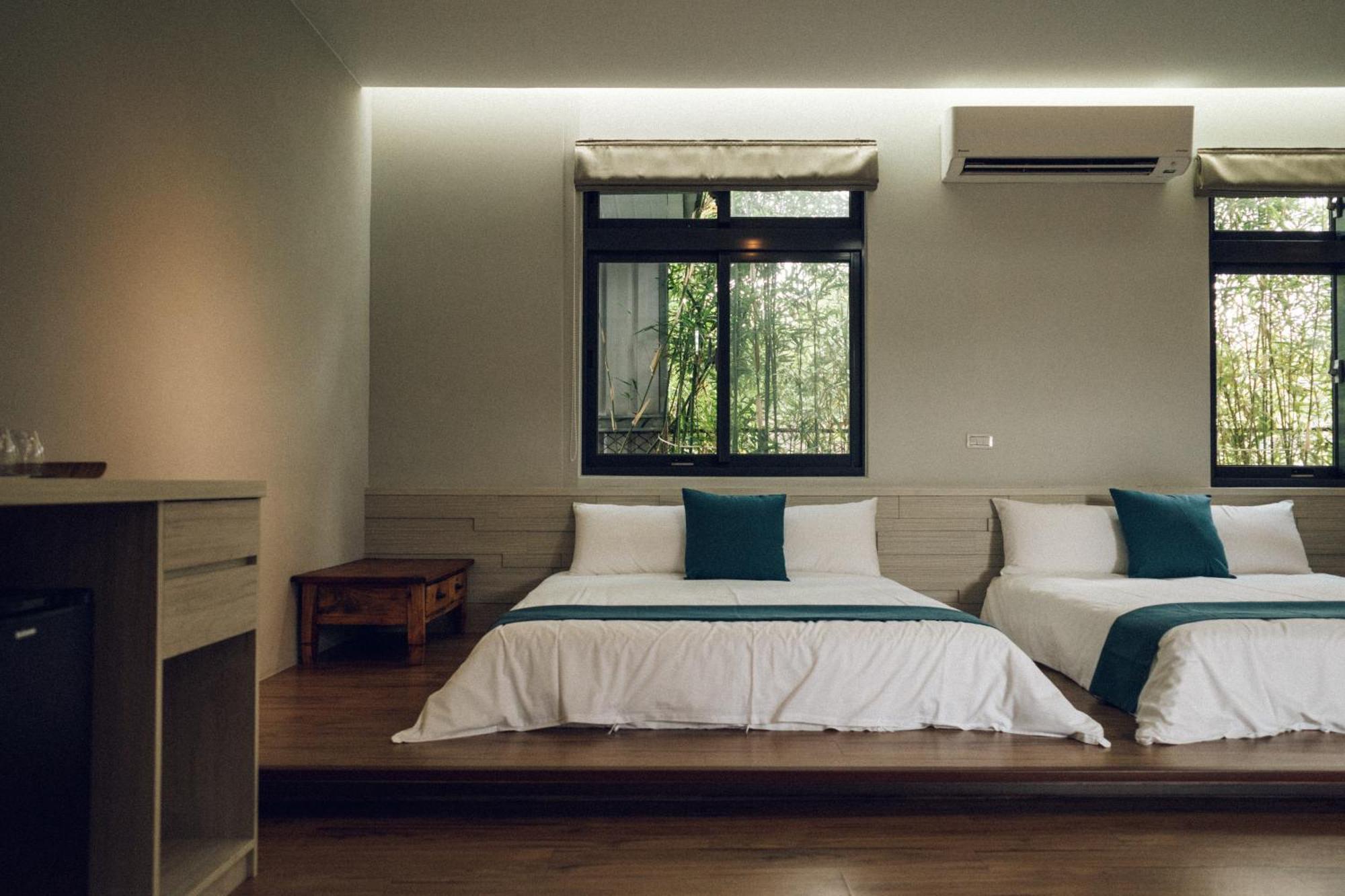 藴慢築 茶花藝主題民宿 Yun Man Zhu Homestay Gongguan Bagian luar foto